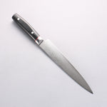 Seisuke VG10 Finition miroir Damas Couteau à trancher  210mm Micarta noir Manipuler