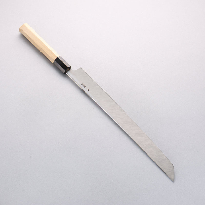 Kikuzuki Acier Blanc No.2 Kasumitogi Sakimaru Takohiki 300mm Magnolia Manipuler - japanny-FR