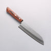 Seisuke VG1 Martelé Santoku 165mm Acajou Manipuler - japanny-FR