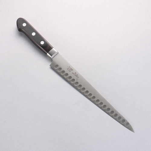 Seisuke Acier suédois Saumon sujihiki 240mm Manipuler Bois de pakka noir - japanny-FR