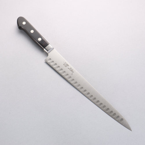Seisuke Acier suédois Saumon sujihiki 270mm Manipuler Bois de pakka noir - japanny-FR