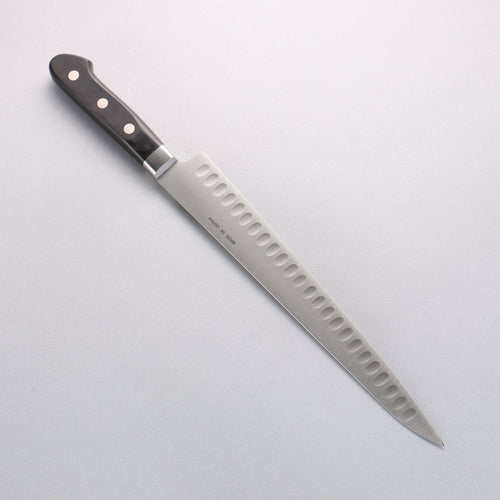 Seisuke Acier suédois Saumon sujihiki 270mm Manipuler Bois de pakka noir - japanny-FR