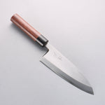 Seisuke Acier Blanc Kasumitogi Deba 180mm Manipuler Bois de rose - japanny-FR