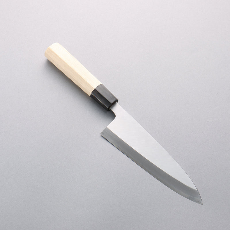 Minamoto Akitada Acier Blanc No.2 Aideba 165mm Manipuler Magnolia (férule: Corne de buffle d'eau) - japanny-FR