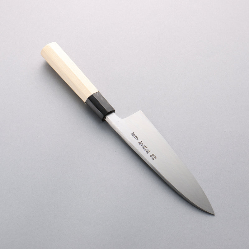 Minamoto Akitada Acier Blanc No.2 Aideba 165mm Manipuler Magnolia (férule: Corne de buffle d'eau) - japanny-FR
