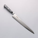 Seisuke VG10 33-Couches Finition miroir Damas Sujihiki 240mm Manipuler Bois de pakka noir - japanny-FR
