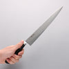 Seisuke VG10 33-Couches Finition miroir Damas Sujihiki 240mm Manipuler Bois de pakka noir - japanny-FR