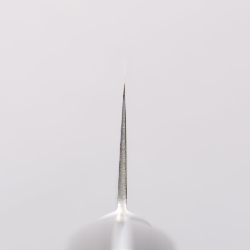 Seisuke VG10 33-Couches Finition miroir Damas Sujihiki 240mm Manipuler Bois de pakka noir - japanny-FR