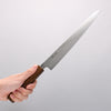 Seisuke Nami AUS10 Finition miroir Damas Sujihiki 240mm Chêne Manipuler - japanny-FR