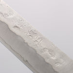 Seisuke Acier argenté NO.3 Nashiji Sujihiki 240mm Manipuler Bois de Pakka marron - japanny-FR