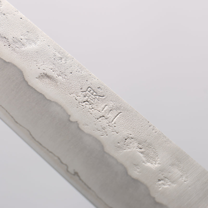 Seisuke Acier argenté NO.3 Nashiji Sujihiki 240mm Manipuler Bois de Pakka marron - japanny-FR