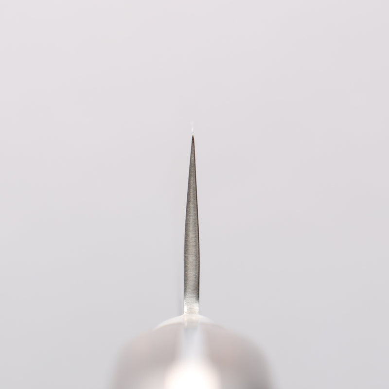 Seisuke Acier argenté NO.3 Nashiji Sujihiki 240mm Manipuler Bois de Pakka marron - japanny-FR