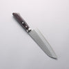 Kunihira Tanryu VG10 Damaacus martelé Santoku 170mm Manipuler Bois de pakka noir - japanny-FR