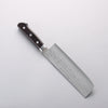 Seisuke VG10 Damas Nakiri 165mm Manipuler Bois de pakka noir - japanny-FR