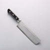 Seisuke VG10 Damas Nakiri 165mm Manipuler Bois de pakka noir - japanny-FR