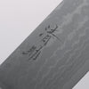 Seisuke VG10 Damas Nakiri 165mm Manipuler Bois de pakka noir - japanny-FR