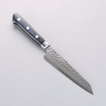 Seisuke Aotsuchi AUS10 Martelé Kiritsuke Petty,Utilité Couteau Japonais 145mm bleu marine de pakka noir Manipuler - japanny-FR