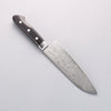 Seisuke AUS10 45 Couche de Damas Santoku 165mm Bois de pakka noir Manipuler - japanny-FR