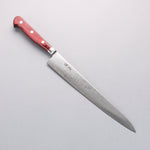 Seisuke AUS10 Damas Sujihiki 240mm Manipuler Bois de pakka rouge - japanny-FR