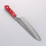 Seisuke Super Bleu Martelé Gyuto 180mm Manipuler Bois de pakka rouge - japanny-FR