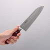 Seisuke Super Bleu Martelé Gyuto 180mm Manipuler Bois de pakka rouge - japanny-FR