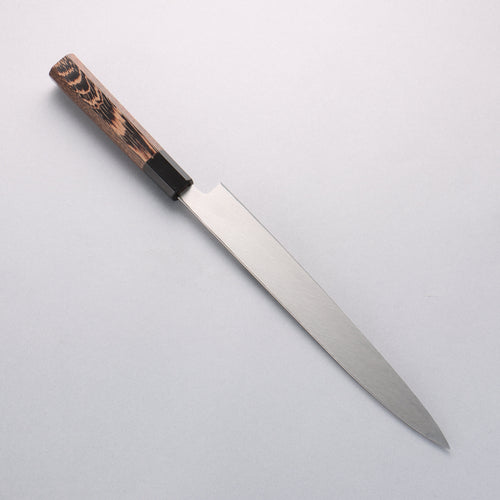 Sakai Takayuki Honyaki VG10 Gravure de dragon Yanagiba 270mm Wenge Manipuler avec Gaine - japanny-FR