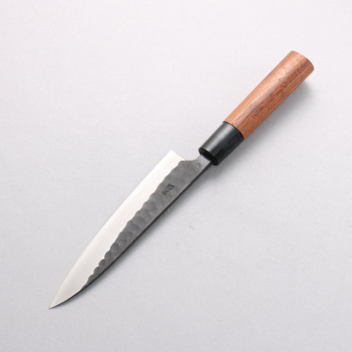 Nao Yamamoto Yasuki Acier Bleu Kurouchi Martelé Petite-utilité 150mm Manipuler Noix - japanny-FR