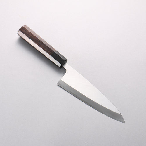 Minamoto Akitada Acier Blanc No.2 Aideba 165mm Manipuler Bois d'ébène (virole : Corne de buffle d'eau noir)  