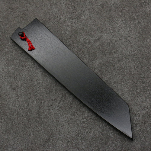 Magnolia Gaine pour 240mm Kirituke Gyuto avec Laqué noir - japanny-FR