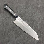 Seisuke VG1 Migaki Polish Terminé Santoku 165mm Bois de pakka noir Manipuler - japanny-FR