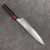 Sakai Takayuki VG10 33 Couche de Damas Gyuto 240mm Manipuler Shitan (férule:bois rouge Pakka) - japanny-FR