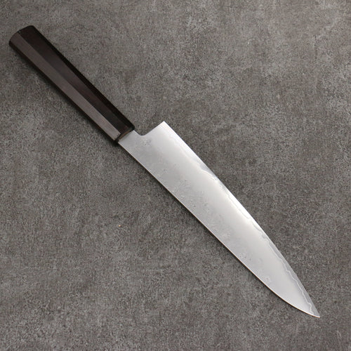 Sakai Takayuki VG10 Nashiji Gyuto 210mm Manipuler Bois d'ébène - japanny-FR