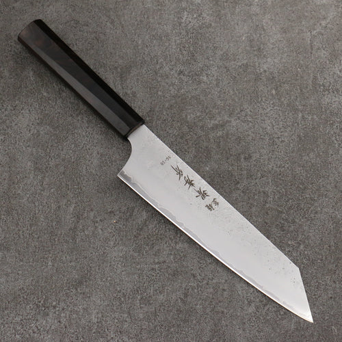 Sakai Takayuki VG10 Nashiji Kirituke Gyuto 190mm Manipuler Bois d'ébène - japanny-FR