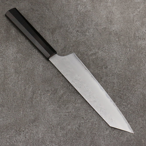 Sakai Takayuki VG10 Nashiji Kirituke Gyuto 190mm Manipuler Bois d'ébène - japanny-FR