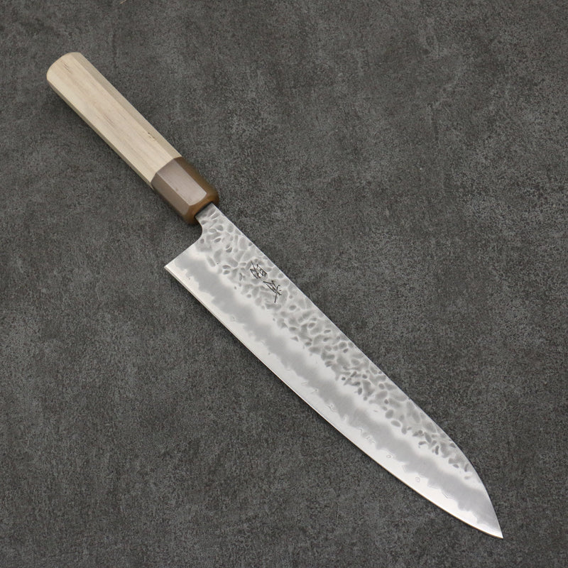 Seisuke Kumo Acier Blanc No.1 Martelé Gyuto 240mm Manipuler Magnolia - japanny-FR