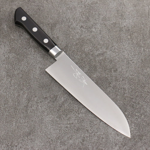 Seisuke VG1 Santoku 180mm Manipuler Bois de pakka noir - japanny-FR