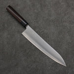 Seisuke Super Bleu Gyuto 240mm Manipuler Palissandre (férule:Bois de Pakka noire) - japanny-FR