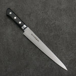 Sakai Takayuki (Pour les gauchers) Acier Japonais Sujihiki 210mm Manipuler Bois de pakka noir - japanny-FR