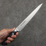 Sakai Takayuki (Pour les gauchers) Acier Japonais Sujihiki 210mm Manipuler Bois de pakka noir - japanny-FR