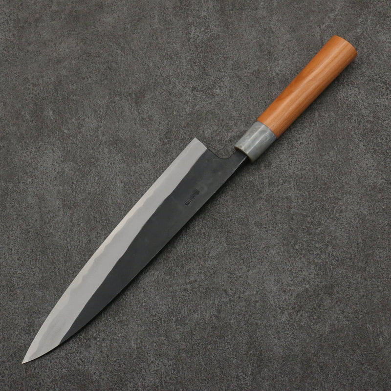 Nao Yamamoto Acier Blanc No.2 Kurouchi Gyuto 240mm Manipuler Fleurs de cerisier - japanny-FR