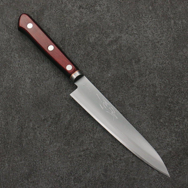 Seisuke Super Bleu Petite-utilité 145mm Manipuler Bois de pakka rouge - japanny-FR