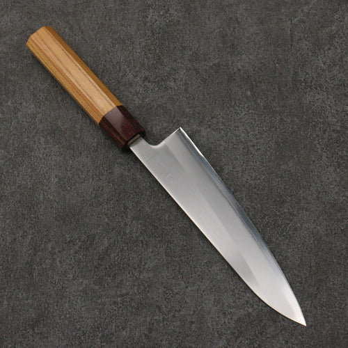 Oul Acier Blanc No.1 Gyuto 180mm Manipuler Keyaki (orme japonais) - japanny-FR