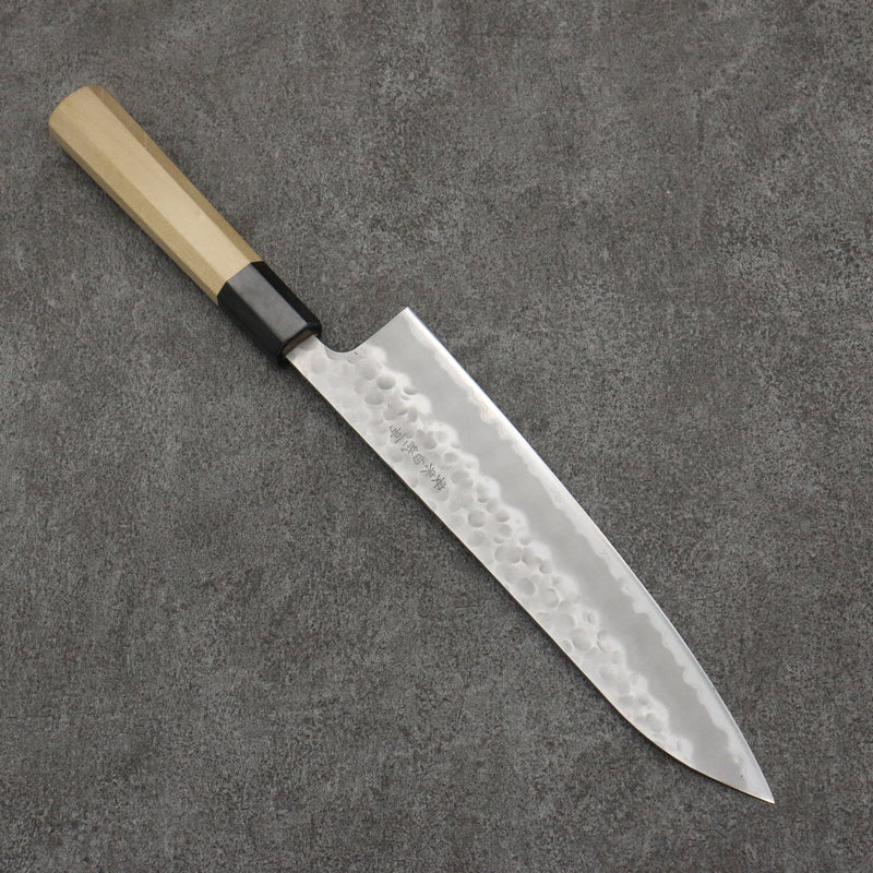 Oul Acier Blanc No.2 Martelé Gyuto 210mm Manipuler Magnolia - japanny-FR