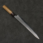 Oul Acier Blanc No.1 Sujihiki 240mm Manipuler Keyaki (orme japonais) - japanny-FR