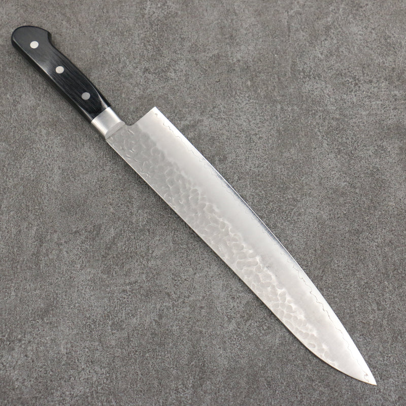 Seisuke AUSB Martelé Gyuto 270mm Manipuler Bois de pakka noir - japanny-FR