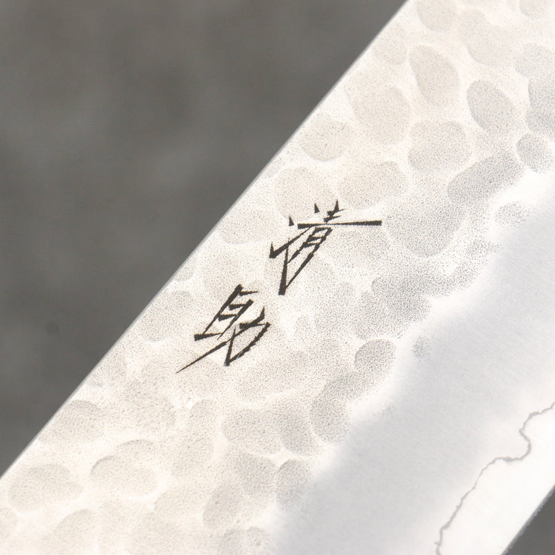 Seisuke AUSB Martelé Gyuto 270mm Manipuler Bois de pakka noir - japanny-FR