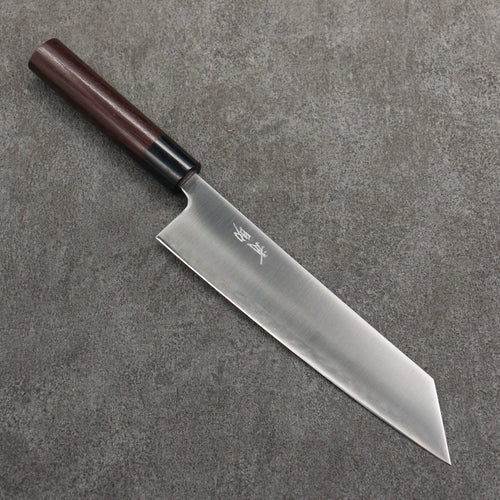 Seisuke Super Bleu Kirituke Gyuto 210mm Manipuler Palissandre (férule:Bois de Pakka noire) - japanny-FR