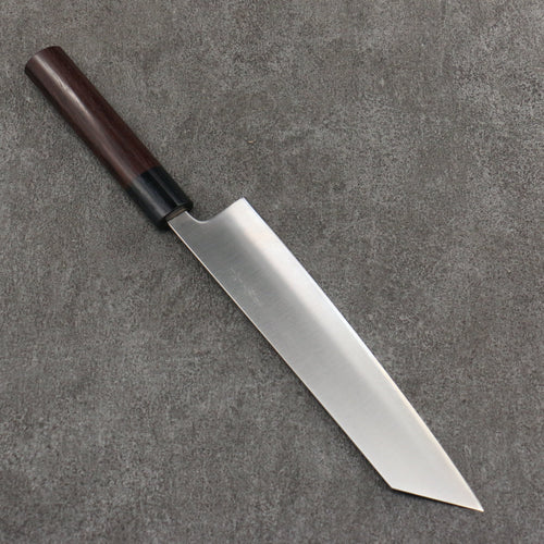 Seisuke Super Bleu Kirituke Gyuto 210mm Manipuler Palissandre (férule:Bois de Pakka noire) - japanny-FR