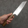 Seisuke VG10 Finition miroir Damas Bunka 170mm Manipuler Chêne - japanny-FR