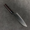 Seisuke Super Bleu Santoku 165mm Manipuler Palissandre (férule:Bois de Pakka noire) - japanny-FR